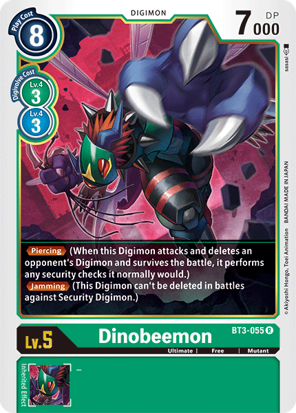 BT3-055: Dinobeemon | Shuffle n Cut Hobbies & Games