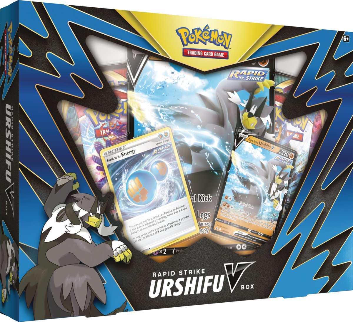 POKEMON TCG - V Box: RAPID STRIKE URSHIFU | Shuffle n Cut Hobbies & Games