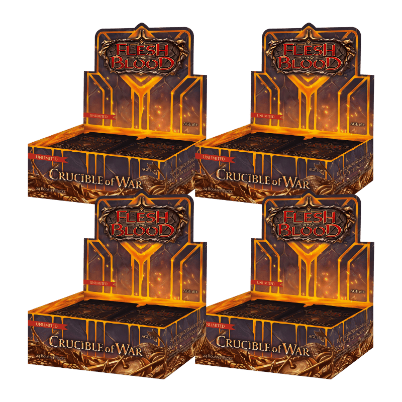 Flesh and Blood : Crucible of War Booster Case Unlimited | Shuffle n Cut Hobbies & Games