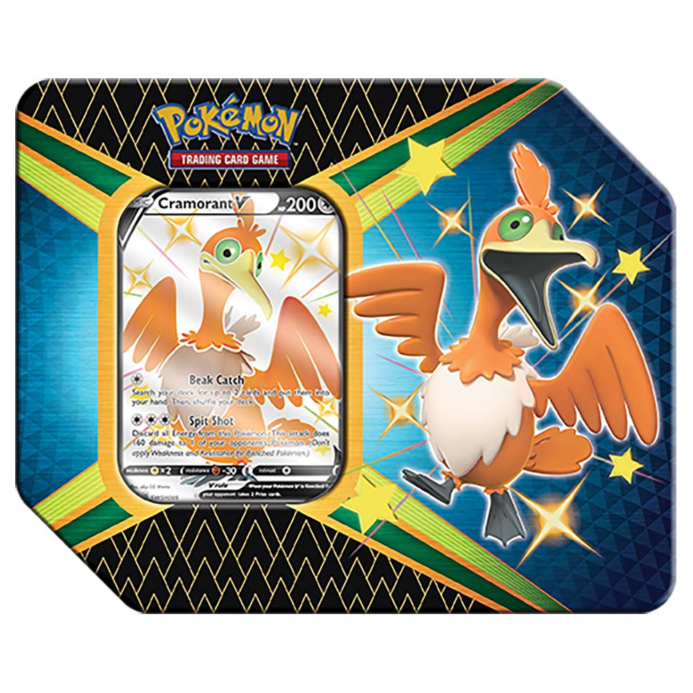 Pokemon TCG - Tin: Shining Fates Cramorant | Shuffle n Cut Hobbies & Games