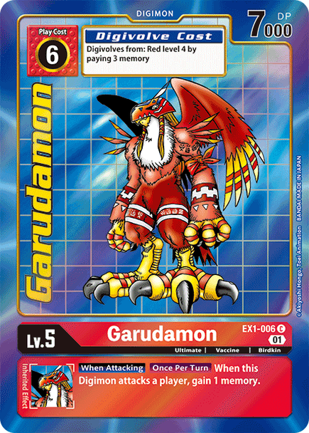 EX01: Garudamon (Alternative Art) | Shuffle n Cut Hobbies & Games