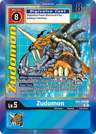 EX01: Zudomon (Alternative Art) | Shuffle n Cut Hobbies & Games