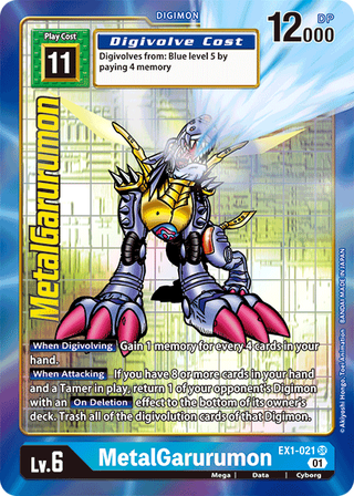 EX01: MetaGarurmon (Alternative Art) | Shuffle n Cut Hobbies & Games