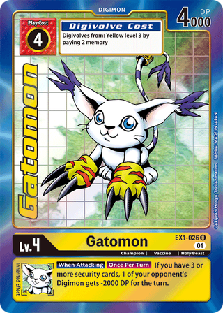 EX01: Gatomon (Alternative Art) | Shuffle n Cut Hobbies & Games