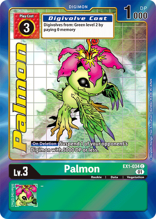 EX01: Palmon (Alternative Art) | Shuffle n Cut Hobbies & Games