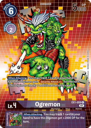 EX01: Ogremon (Alternative Art) | Shuffle n Cut Hobbies & Games