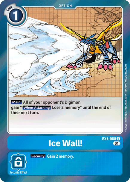 EX01: Ice Wall! | Shuffle n Cut Hobbies & Games
