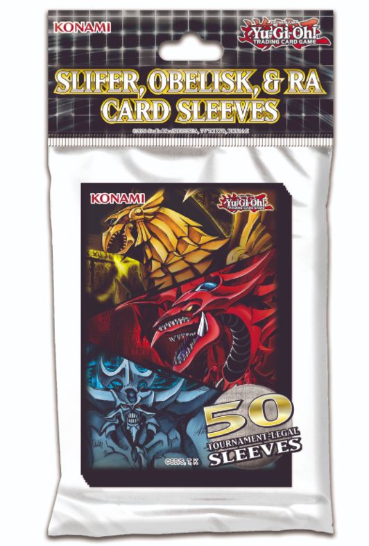 Konami Sleeves: Egyptian Gods (Slifer, Obelisk, Ra) | Shuffle n Cut Hobbies & Games