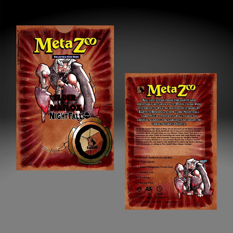Metazoo: Nightfall 1st Edition Tribal Theme Deck: Elder Matlox | Shuffle n Cut Hobbies & Games