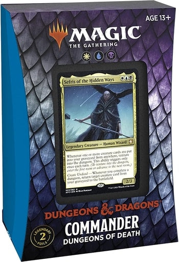 Adventures in the Forgotten Realms Commander Deck - Dungeons of Death | Shuffle n Cut Hobbies & Games