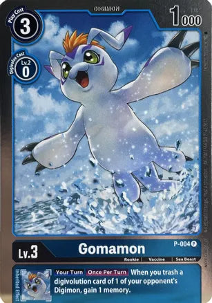 P-004: Gomamon (Promotion Pack Ver 0.0) Shuffle n Cut Hobbies & Games P-004: Gomamon (Promotion Pack Ver 0.0) Shuffle n Cut Hobbies & Games