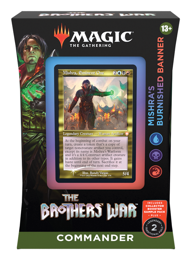 MAGIC THE BROTHERS' WAR COMMANDER DECK- MISHRA'S BURNISHED BANNER | Shuffle n Cut Hobbies & Games