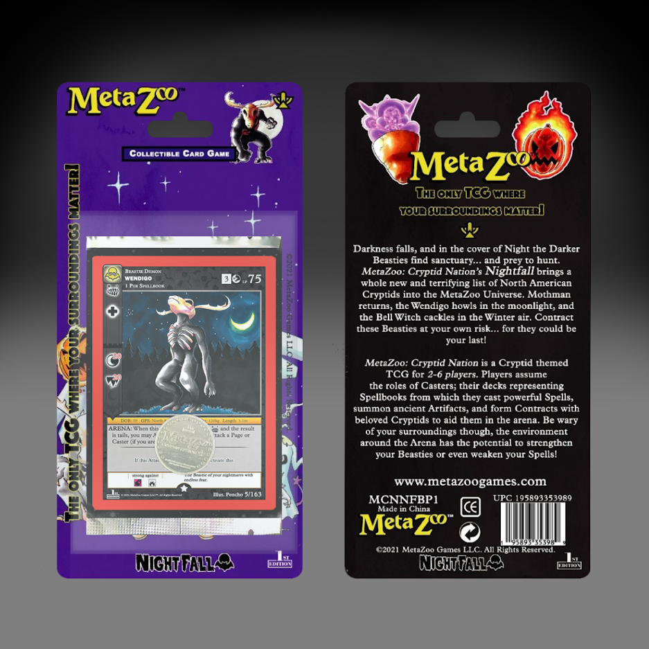 Metazoo: Nightfall First Edition: Blister Pack | Shuffle n Cut Hobbies & Games