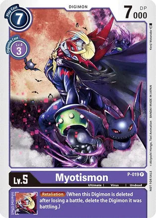 P-019: Myotismon (Official Tournament Pack Vol. 1) | Shuffle n Cut Hobbies & Games