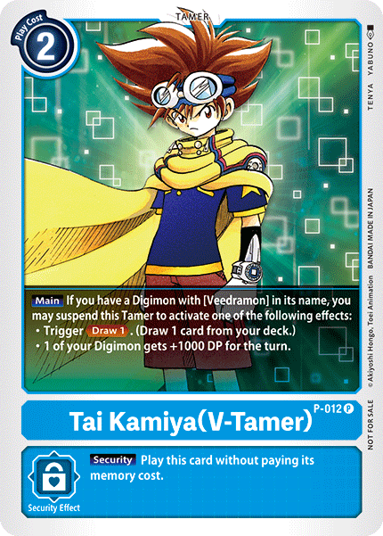 P-012: Tai Kamiya(V-Tamer) | Shuffle n Cut Hobbies & Games