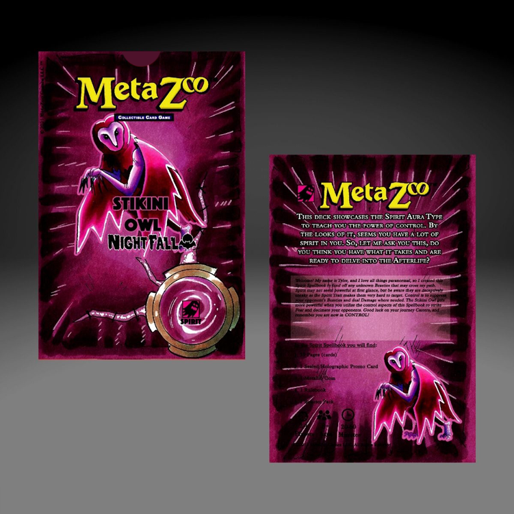 Metazoo: Nightfall 1st Edition Tribal Theme Deck: Stikini Owl | Shuffle n Cut Hobbies & Games