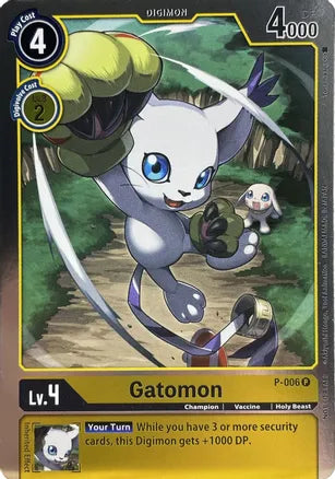 P-006: Gatomon (Promotion Pack Ver 0.0) | Shuffle n Cut Hobbies & Games