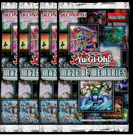Maze of Memories - Booster Pack (1st Edition) x 4 | Shuffle n Cut Hobbies & Games