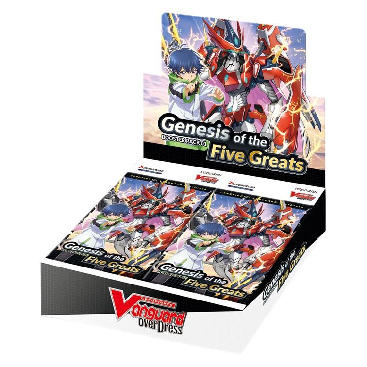 Vanguard overDress Booster Box 01: Genesis of the Five Greats | Shuffle n Cut Hobbies & Games