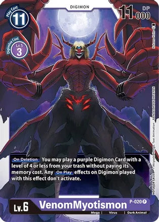 P-020: VenomMyotismon (Official Tournament Pack Vol. 1) | Shuffle n Cut Hobbies & Games