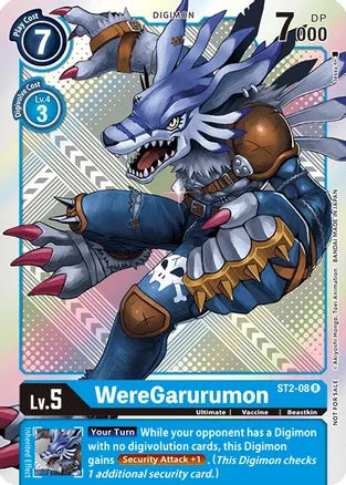 ST2-08: WereGarurumon (Official Tournament Pack Vol.2) | Shuffle n Cut Hobbies & Games