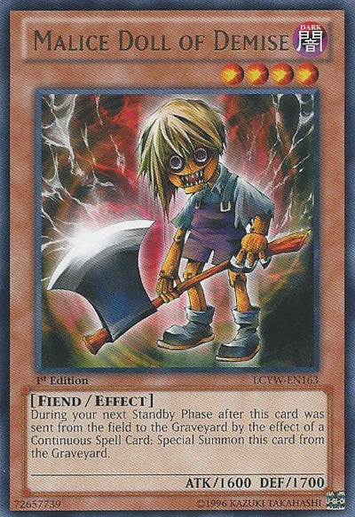 Malice Doll of Demise [LCYW-EN163] Rare | Shuffle n Cut Hobbies & Games