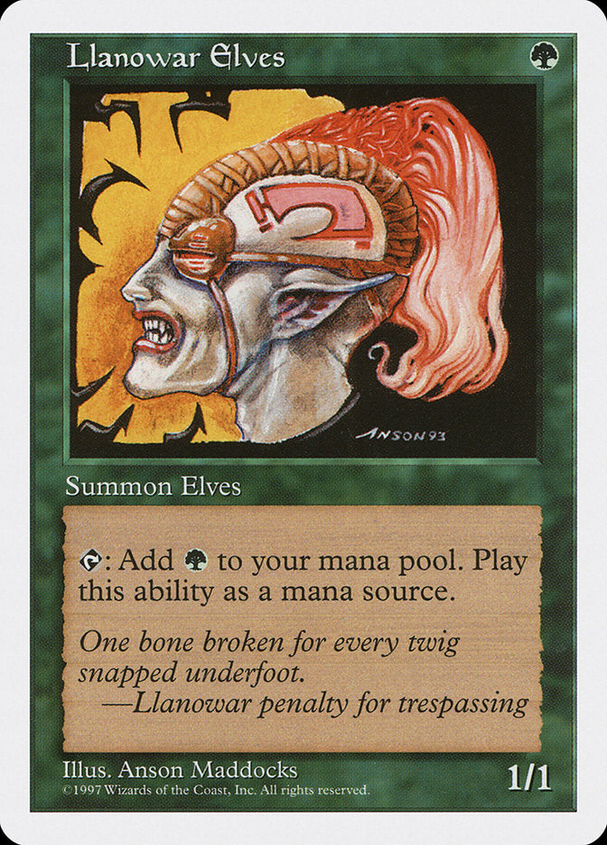 Llanowar Elves [Fifth Edition] | Shuffle n Cut Hobbies & Games