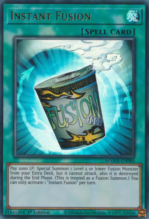 Instant Fusion [MAMA-EN080] Ultra Rare | Shuffle n Cut Hobbies & Games