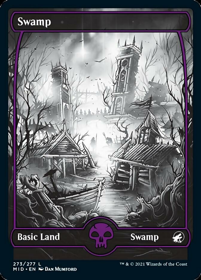 Swamp (273) [Innistrad: Midnight Hunt] | Shuffle n Cut Hobbies & Games