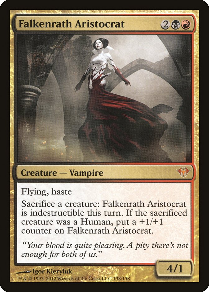 Falkenrath Aristocrat [Dark Ascension] | Shuffle n Cut Hobbies & Games