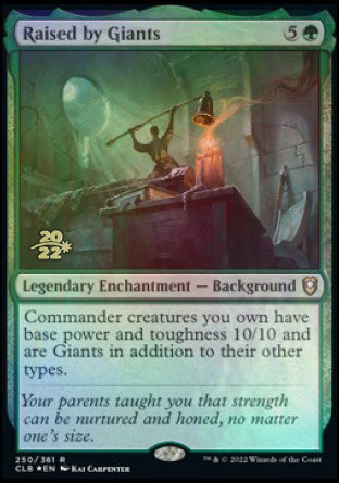 Raised by Giants [Commander Legends: Battle for Baldur's Gate Prerelease Promos] | Shuffle n Cut Hobbies & Games