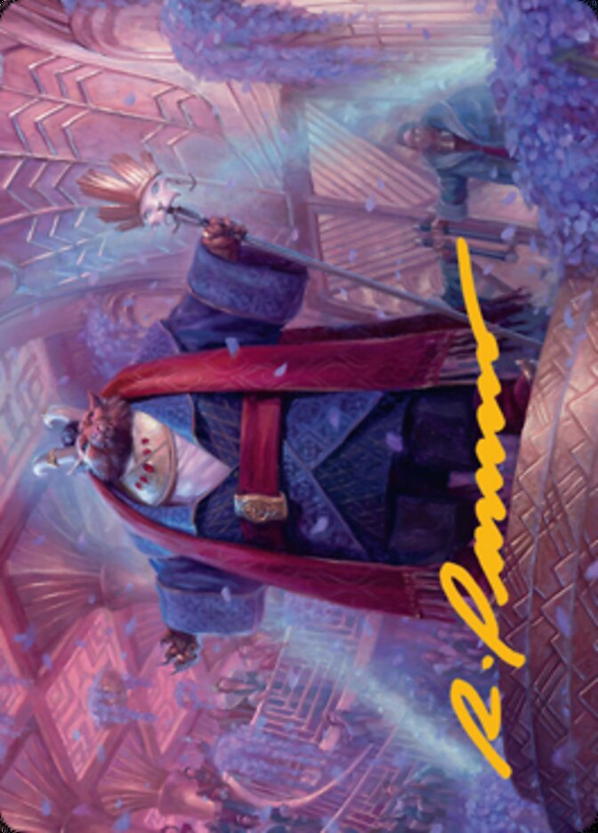 Jetmir, Nexus of Revels 1 Art Card (Gold-Stamped Signature) [Streets of New Capenna Art Series] | Shuffle n Cut Hobbies & Games