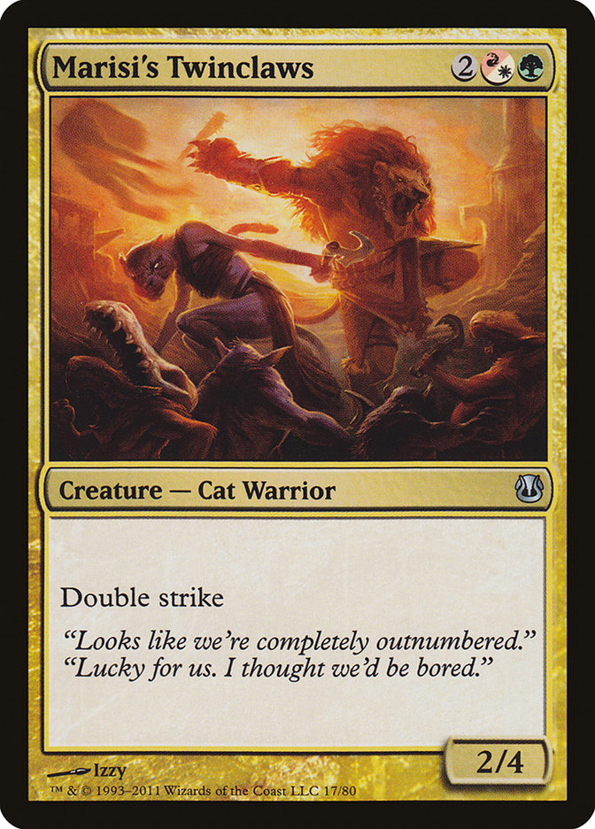 Marisi's Twinclaws [Duel Decks: Ajani vs. Nicol Bolas] | Shuffle n Cut Hobbies & Games