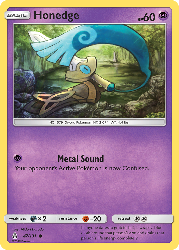 Honedge (47/131) [Sun & Moon: Forbidden Light] | Shuffle n Cut Hobbies & Games