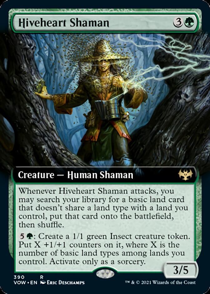 Hiveheart Shaman (Extended Art) [Innistrad: Crimson Vow] | Shuffle n Cut Hobbies & Games