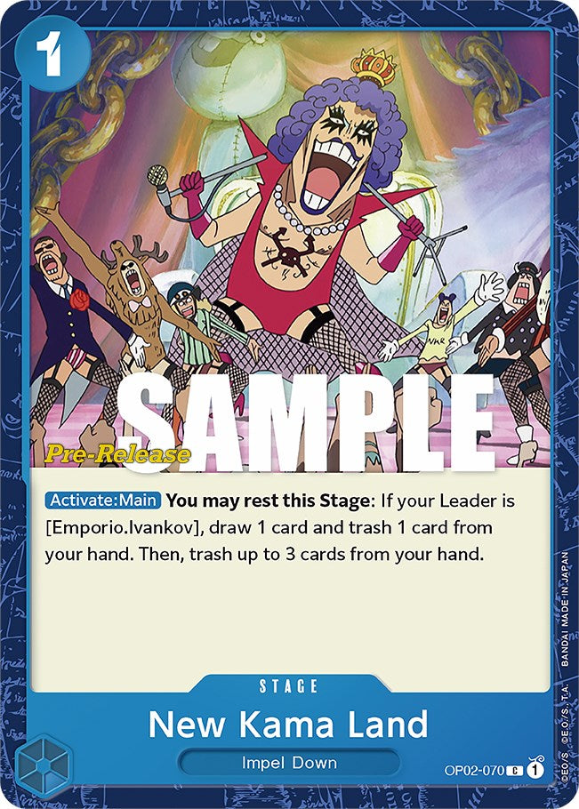 New Kama Land [Paramount War Pre-Release Cards] | Shuffle n Cut Hobbies & Games
