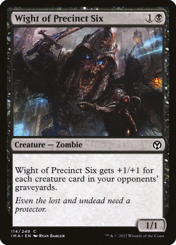 Wight of Precinct Six [Iconic Masters] | Shuffle n Cut Hobbies & Games