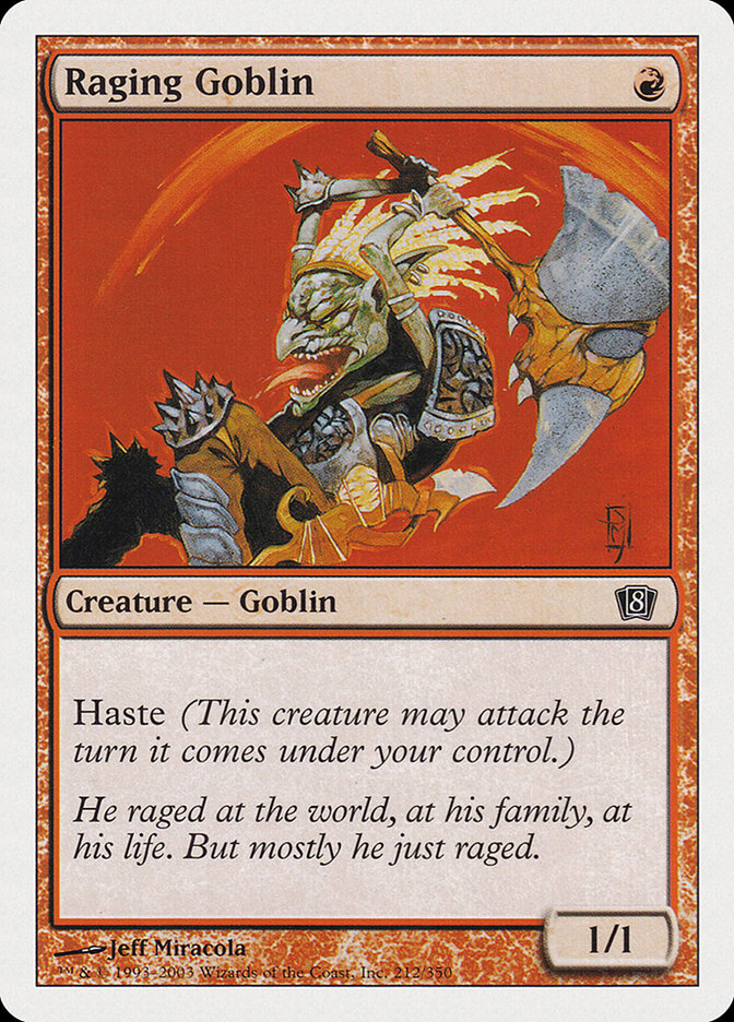 Raging Goblin [Eighth Edition] | Shuffle n Cut Hobbies & Games
