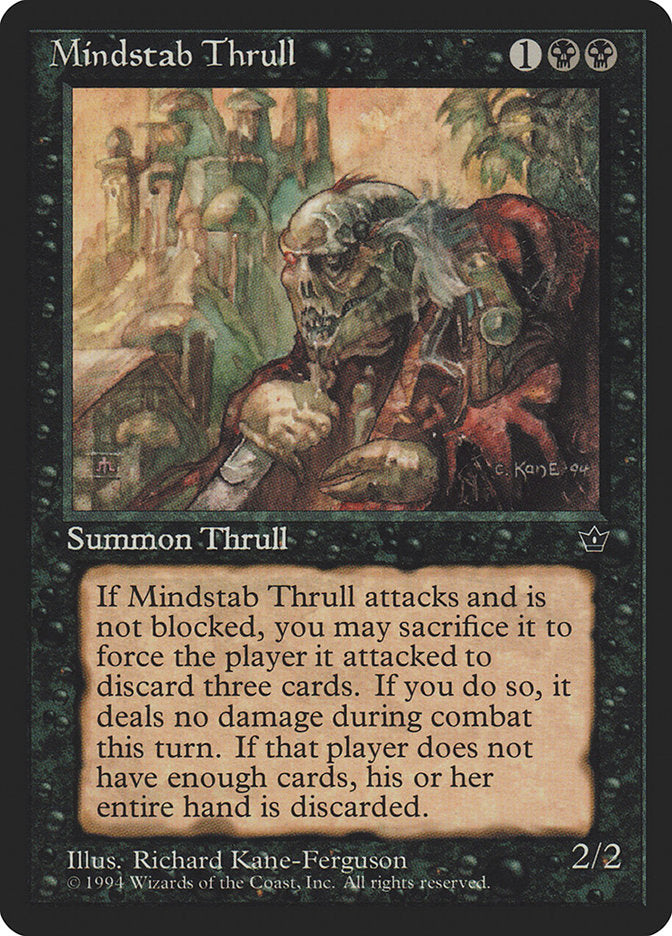 Mindstab Thrull (Richard Kane Ferguson) [Fallen Empires] | Shuffle n Cut Hobbies & Games