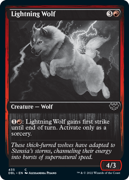 Lightning Wolf [Innistrad: Double Feature] | Shuffle n Cut Hobbies & Games