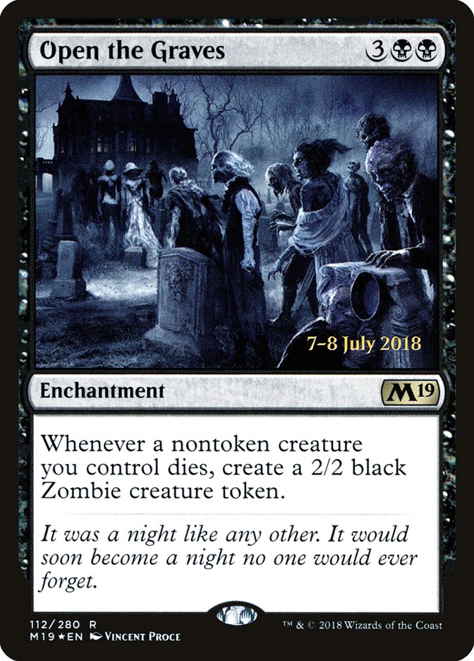 Open the Graves [Core Set 2019 Prerelease Promos] | Shuffle n Cut Hobbies & Games