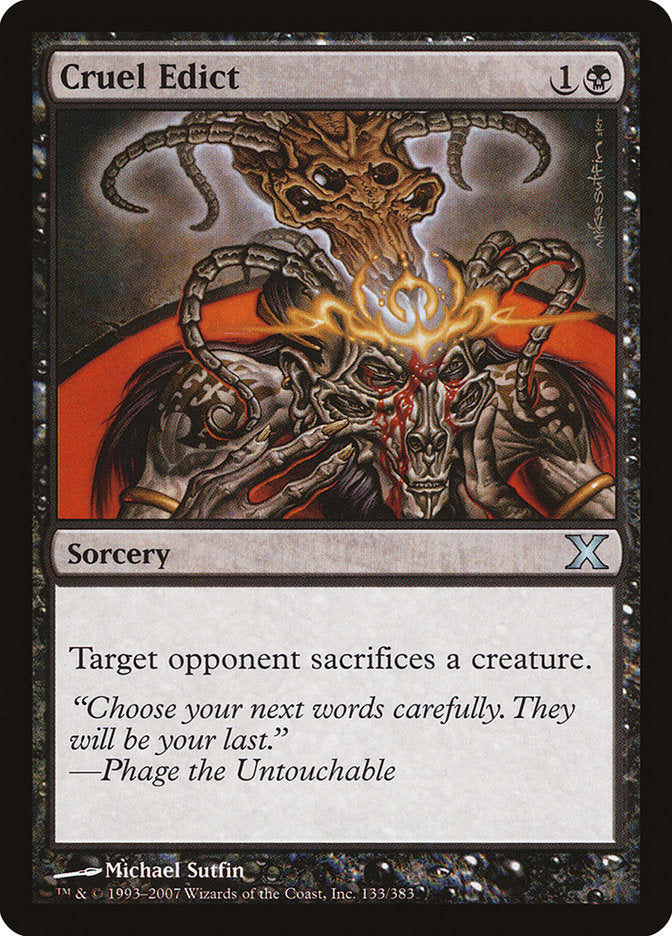 Cruel Edict [Tenth Edition] | Shuffle n Cut Hobbies & Games