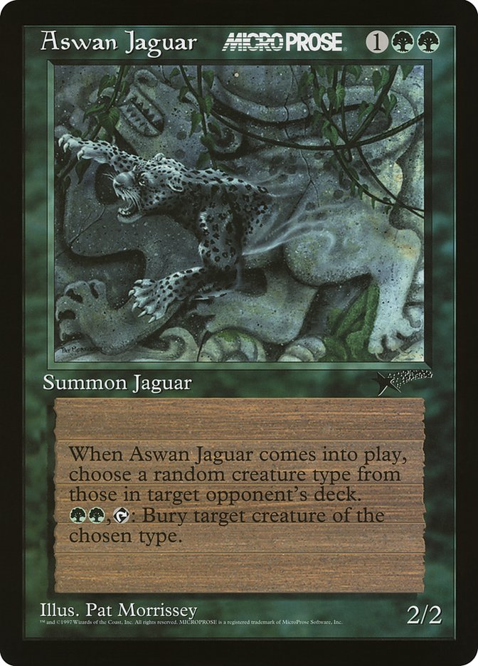 Aswan Jaguar [MicroProse Promos] | Shuffle n Cut Hobbies & Games