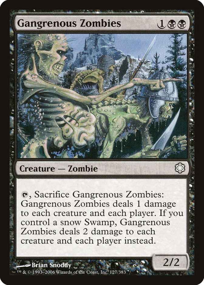 Gangrenous Zombies [Coldsnap Theme Decks] | Shuffle n Cut Hobbies & Games