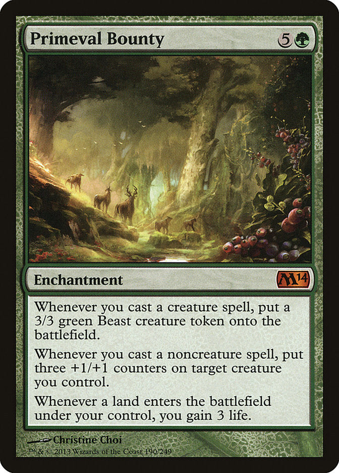 Primeval Bounty [Magic 2014] | Shuffle n Cut Hobbies & Games