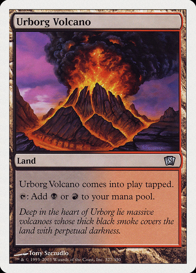 Urborg Volcano [Eighth Edition] | Shuffle n Cut Hobbies & Games