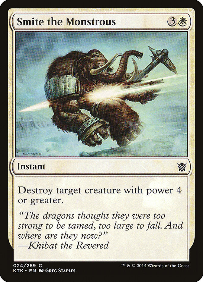 Smite the Monstrous [Khans of Tarkir] | Shuffle n Cut Hobbies & Games