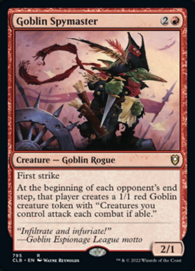 Goblin Spymaster [Commander Legends: Battle for Baldur's Gate] | Shuffle n Cut Hobbies & Games