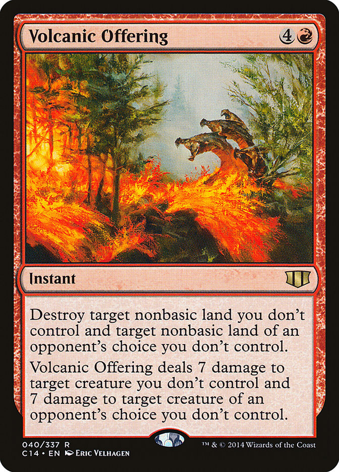 Volcanic Offering [Commander 2014] | Shuffle n Cut Hobbies & Games