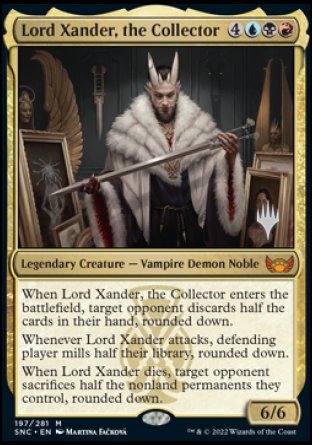 Lord Xander, the Collector (Promo Pack) [Streets of New Capenna Promos] | Shuffle n Cut Hobbies & Games